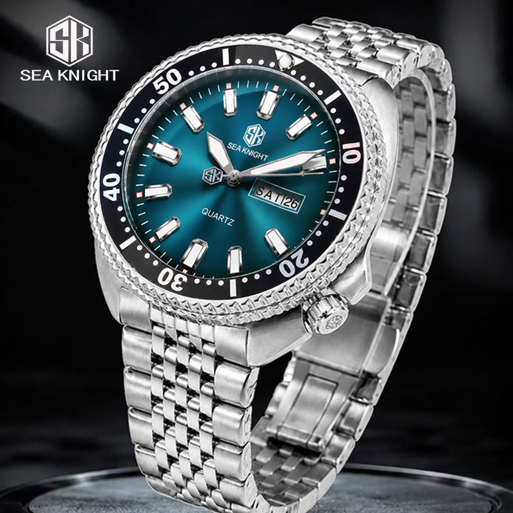 Smartwatch New Watches For Men - SEA KNIGHT Jam Tangan Quartz Bisnis