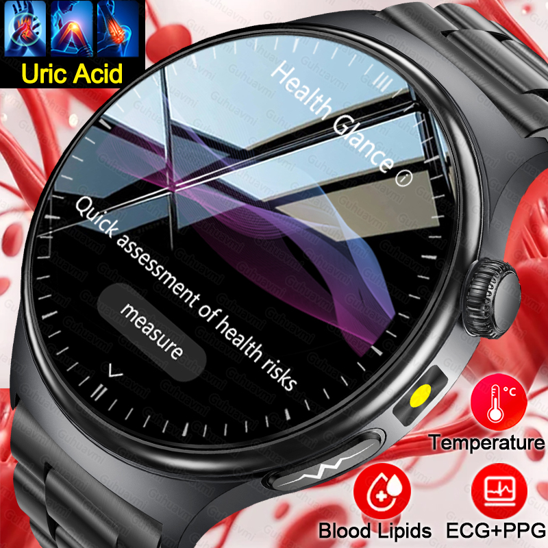 Smartwatch Health Watches For Men - Jam Tangan Pintar EKG Akurat Baru,