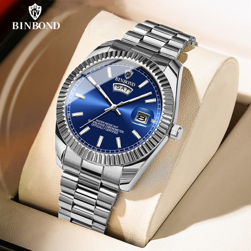 Rolex Watch Datejust - BINBOND B7012 jam tangan kuarsa tahan