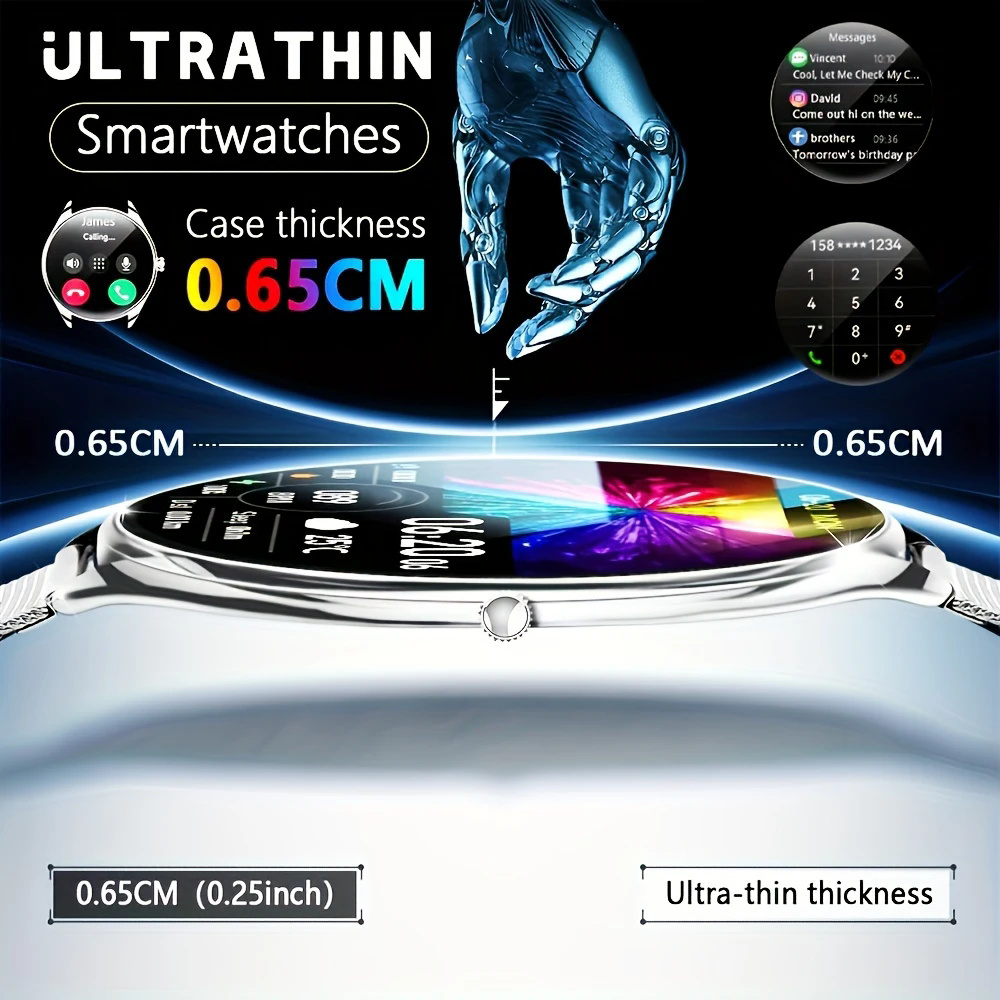 Watches Ladies Smartwatch - Jam Tangan Pintar Ultra Tipis Baru