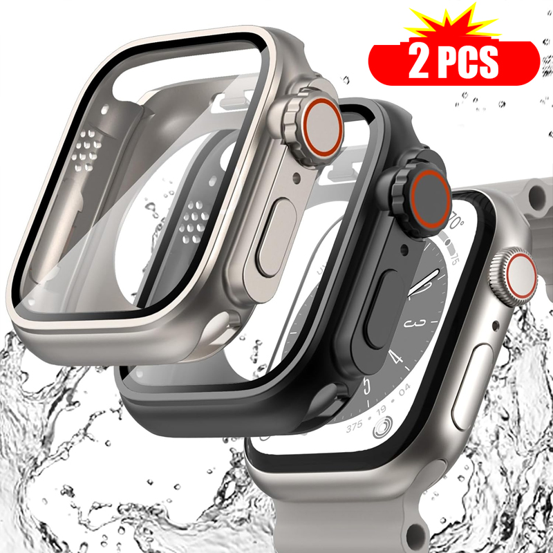 Iwatch Smartwatch Series 7 - 2 buah kaca Tempered + penutup