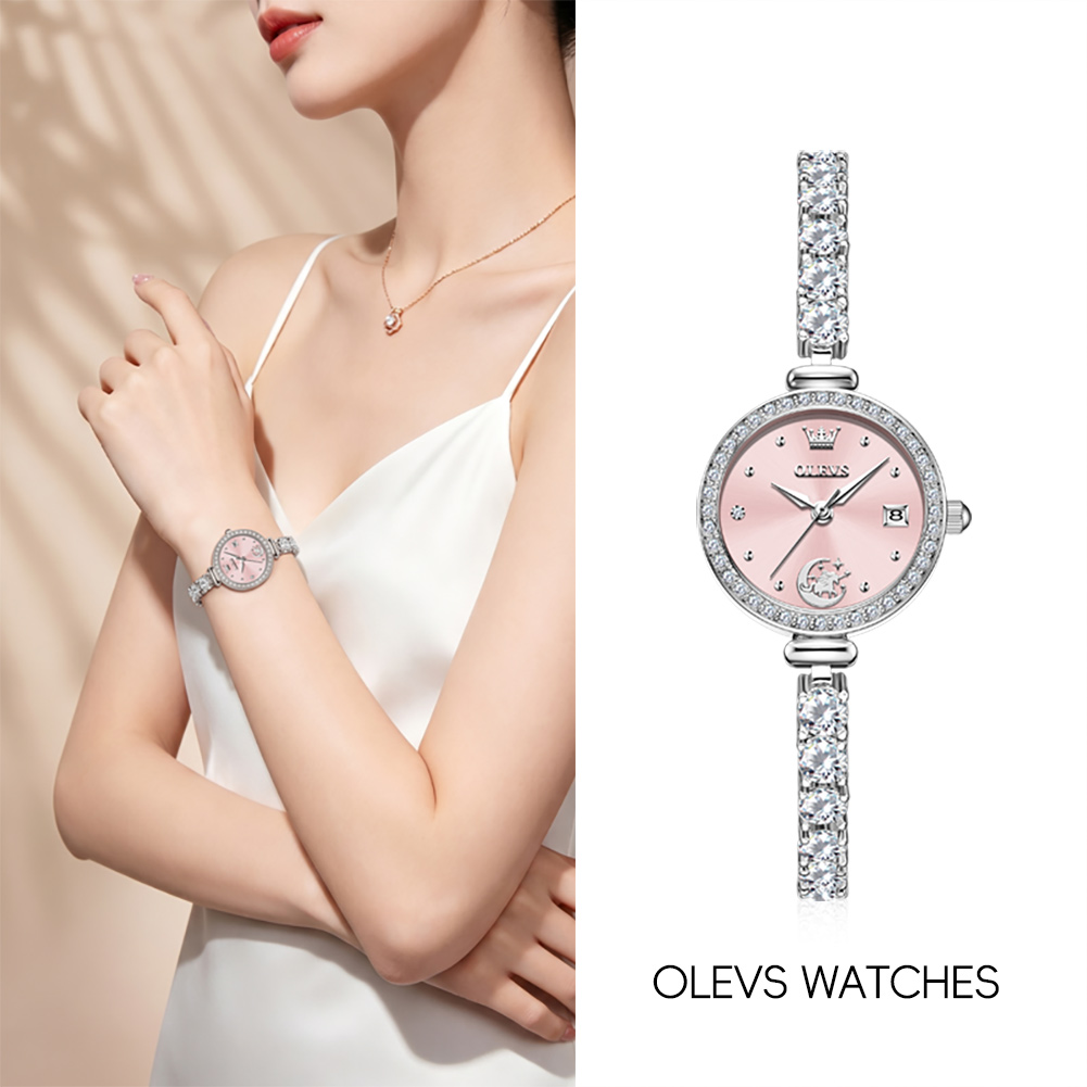 Analog Quartz Watch - Jam Tangan Wanita OLEVS 2998 Asli