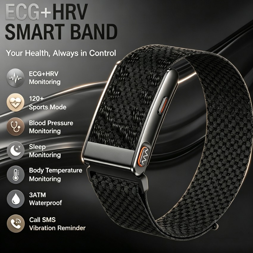 Smartwatch Health Watches For Men - Gelang Pintar Perawatan Kesehatan ECG+HRV 2026