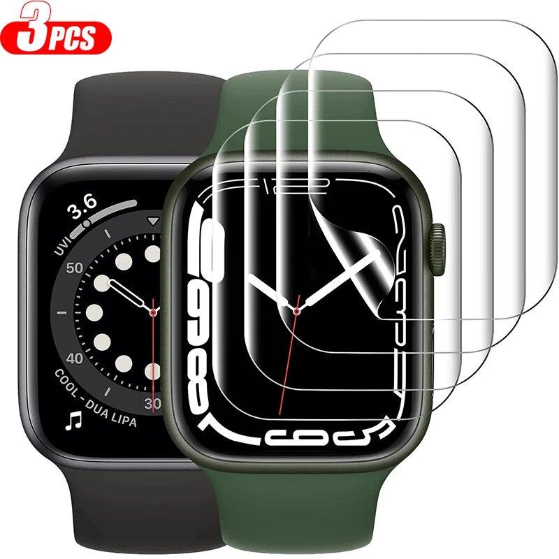 Iwatch Smartwatch Series 7 - Pelindung layar untuk Apple Watch seri