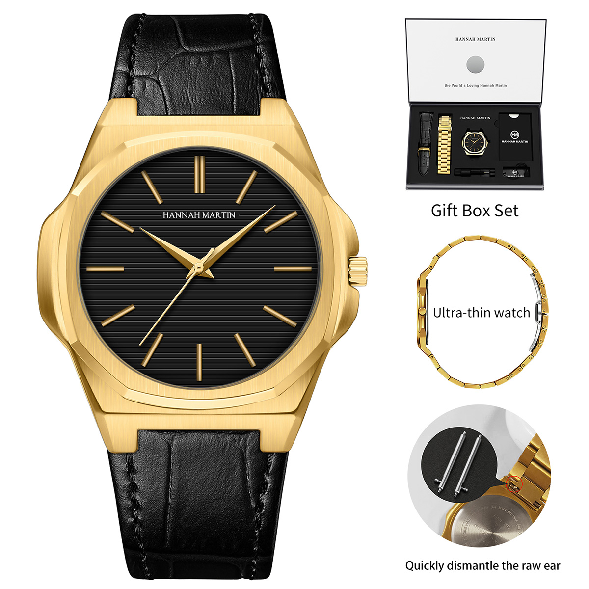 Analog Quartz Watch - Jam Tangan Wanita 40mm Dial, Casing