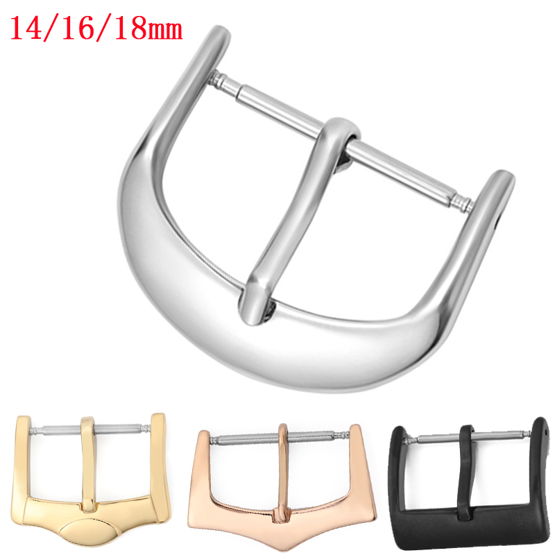 Replacement Watch Bracelet - Pin Gesper Jam Tangan Logam 14/16/18Mm