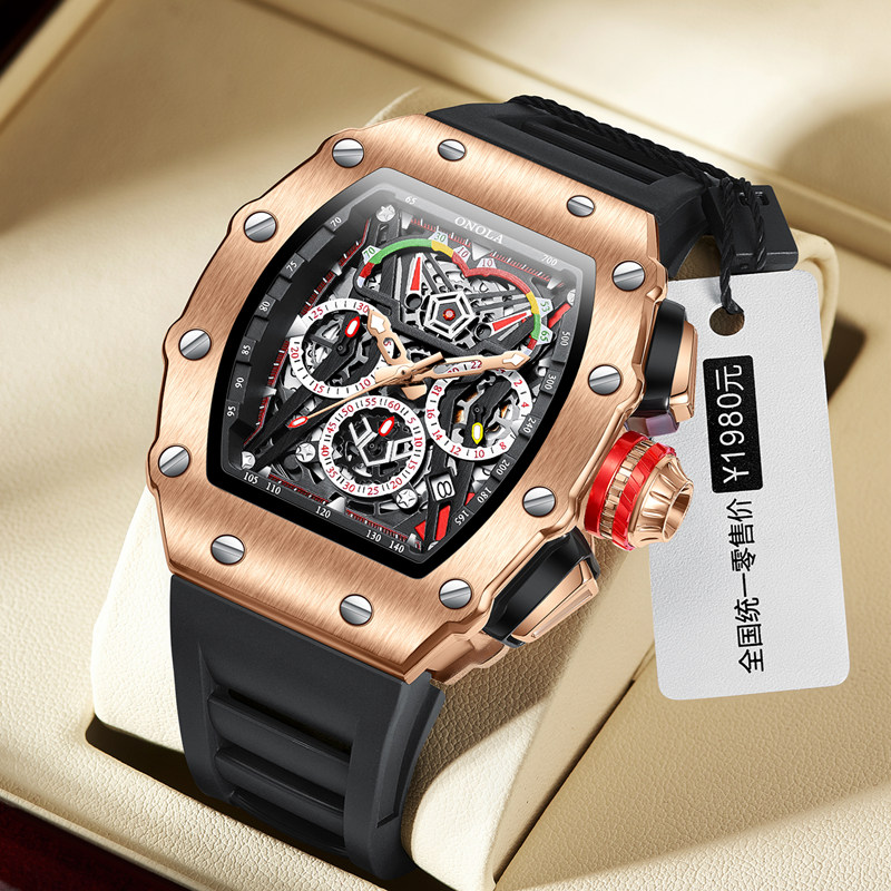 Chronograph Sport Watch - ONOLA Jam Tangan Jam Tangan Kuarsa