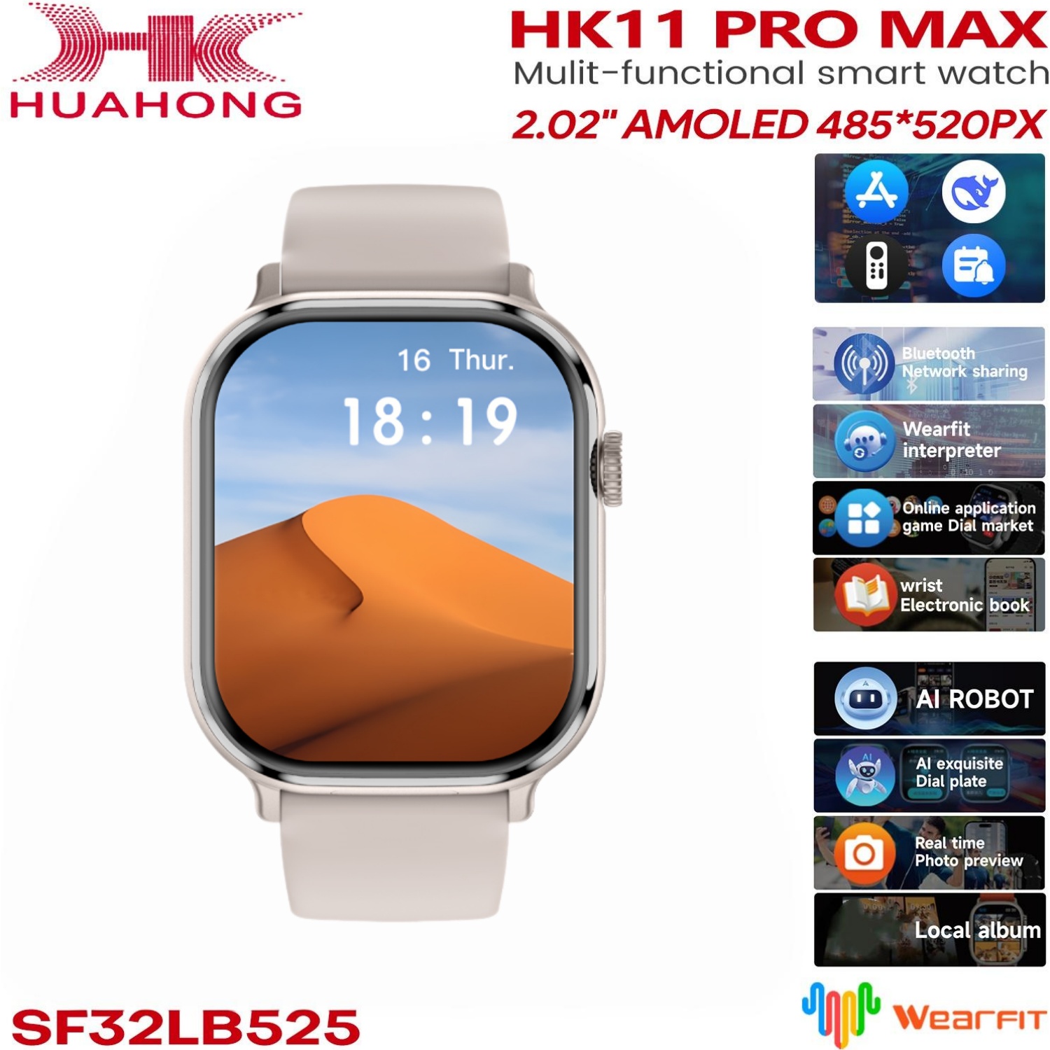 Heart Rate Gps Watch - Jam Tangan Pintar HK11 Pro MAX