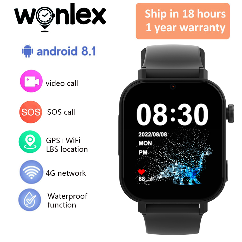 Heart Rate Gps Watch - Wonlex KT36 4G Smart Watch Anak