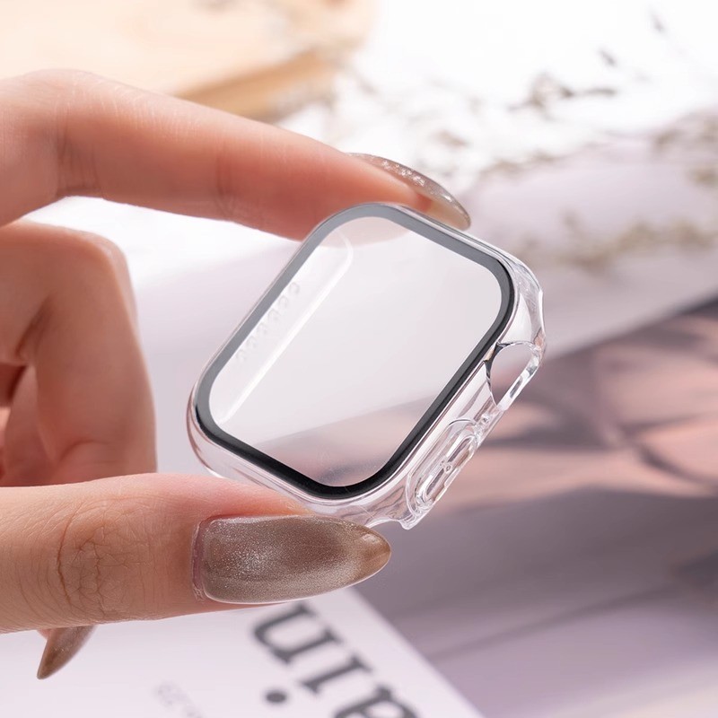 Iwatch Smartwatch Series 7 - 3 Pak Kaca + Penutup untuk