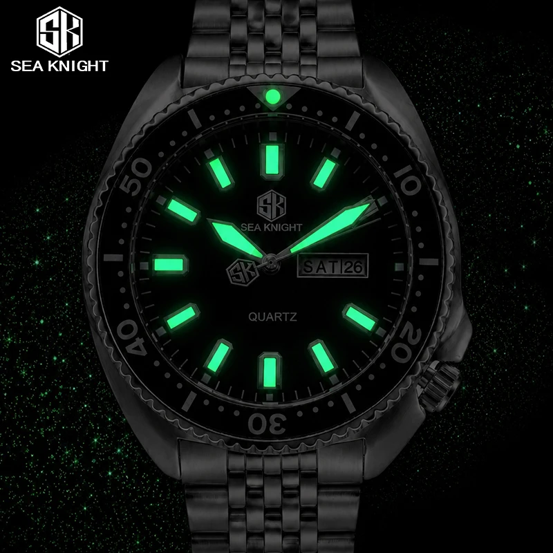 SEA KNIGHT Jam Tangan Quartz B - Smartwatch New Watches For Men ulasan dan harga
