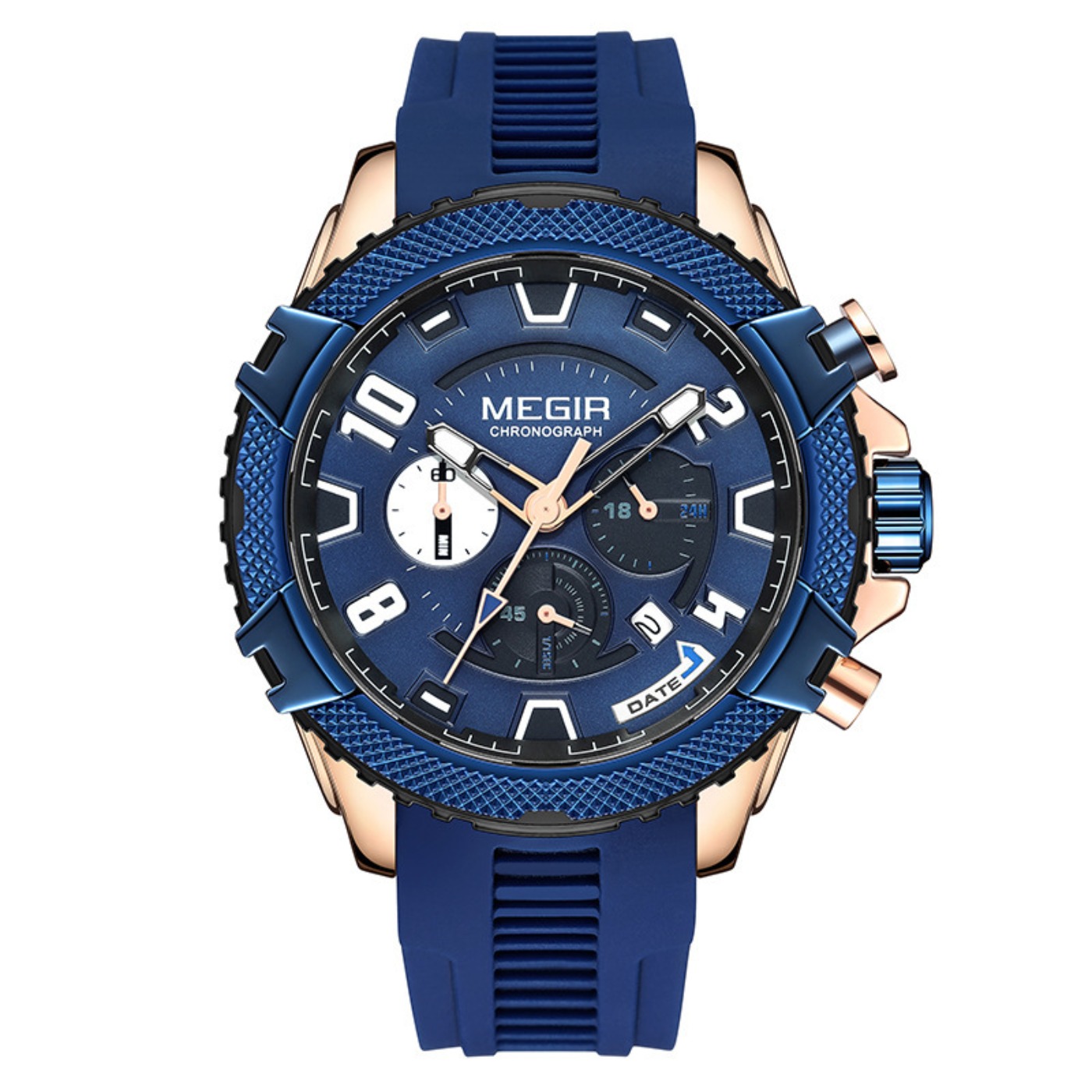 MEGIR Jam Tangan Kuarsa Pria D - Chronograph Sport Watch ulasan dan harga
