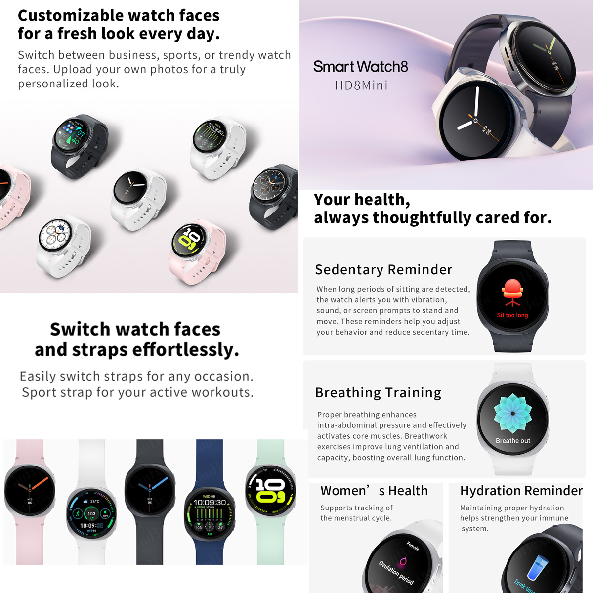 Jam Tangan Baru 2026 8 Mini GP - Heart Rate Gps Watch ulasan dan harga
