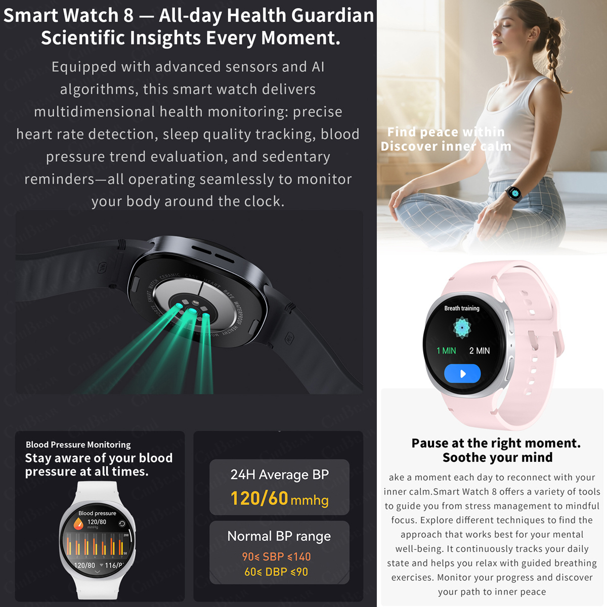 Jam Tangan Baru 2026 8 Mini GP - Heart Rate Gps Watch ulasan dan harga