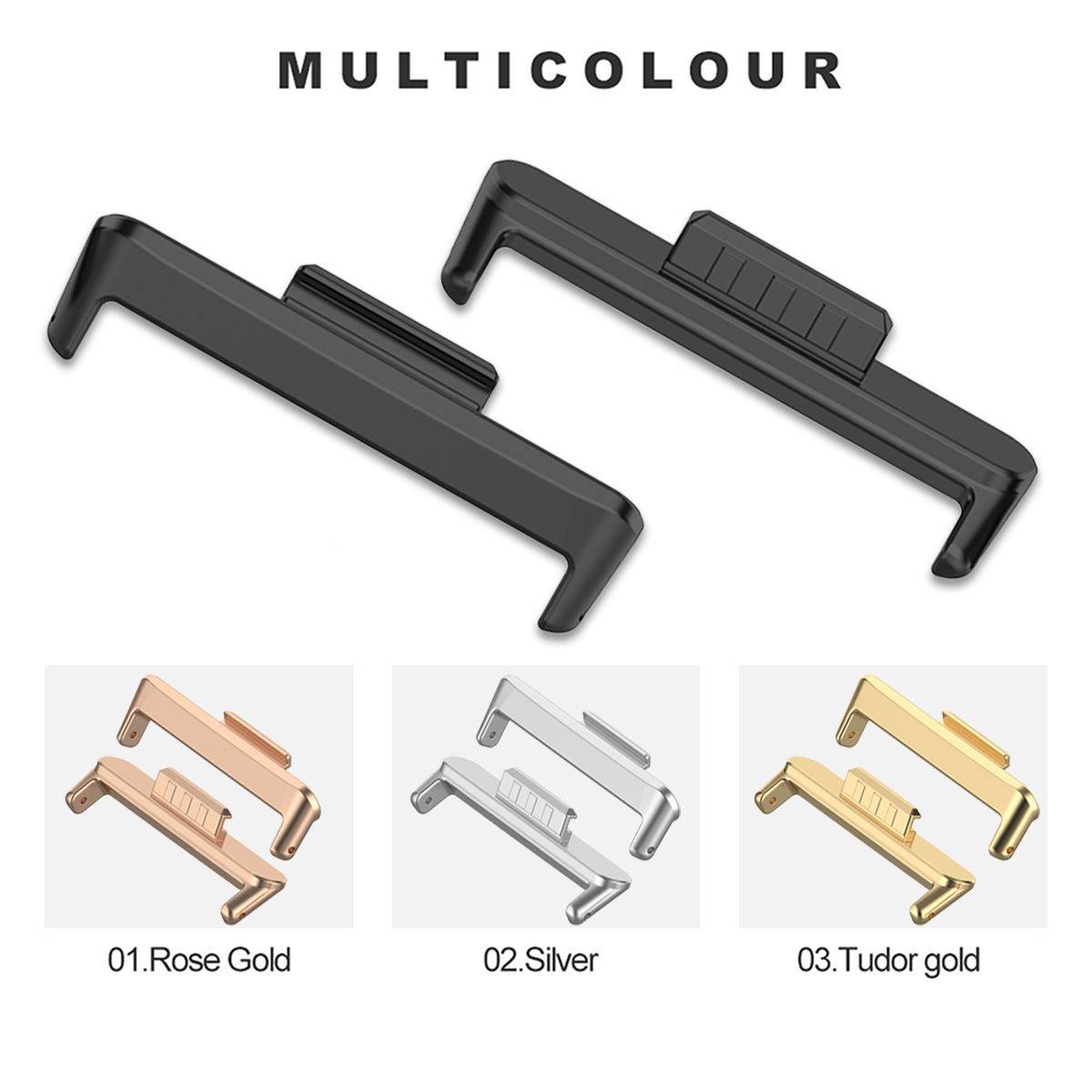 1 Pasang Konektor Logam 12/14/ - Replacement Watch Bracelet ulasan dan harga