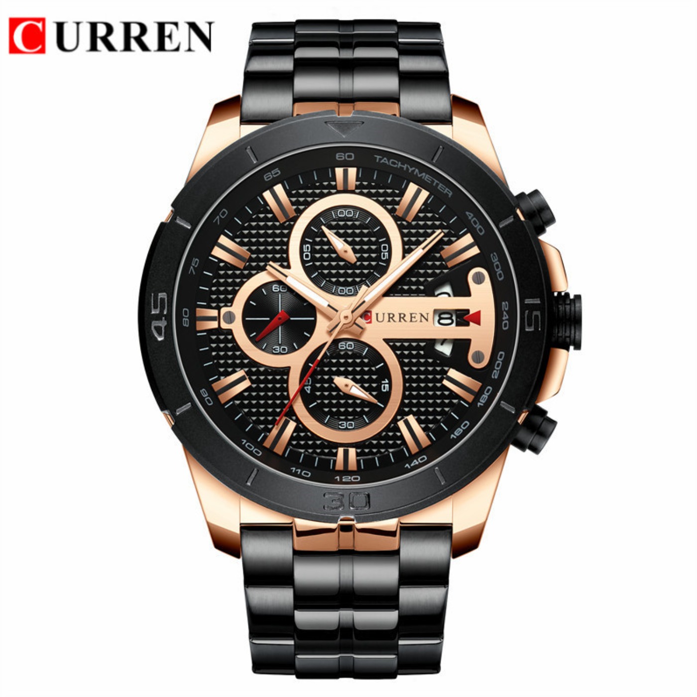 CURREN Jam Tangan Pria Tahan A - Chronograph Sport Watch ulasan dan harga