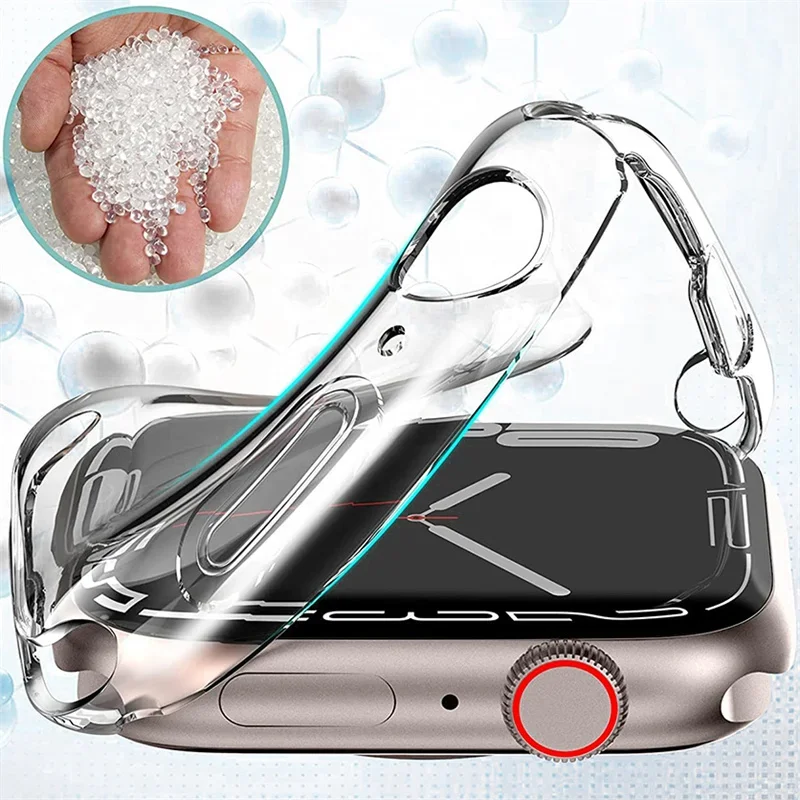 Penutup Transparan untuk Casin - Iwatch Smartwatch Series 7 ulasan dan harga