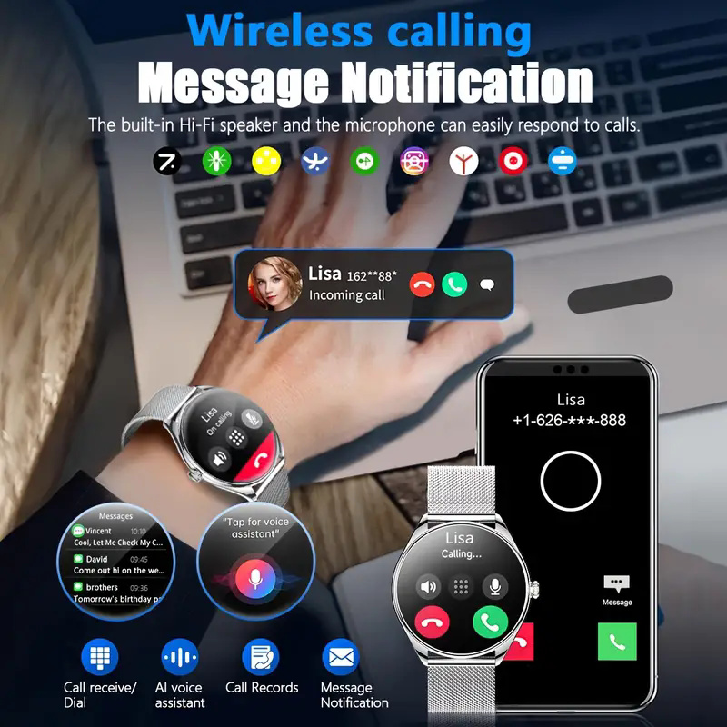 Jam Tangan Pintar Ultra Tipis  - Watches Ladies Smartwatch ulasan dan harga