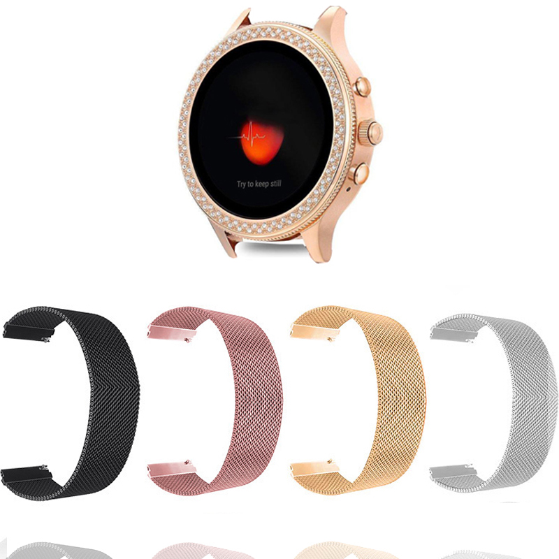 Tali jam tangan pintar fosil,  - Fossil Watches Smartwatch Gold ulasan dan harga