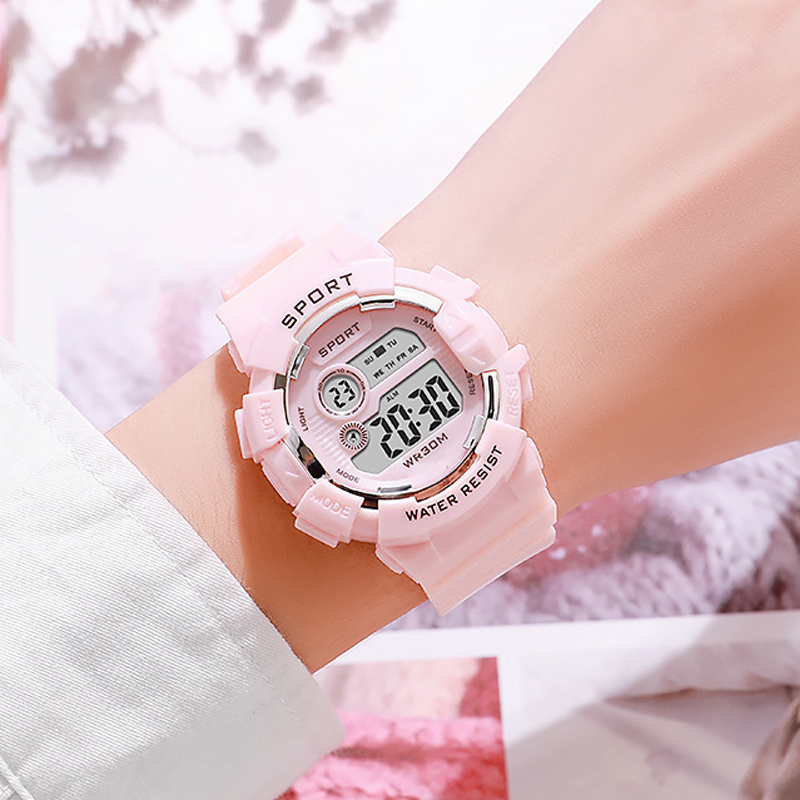 Jam tangan Digital anak, jam t - Smartwatch Digital Watches For Kid Boy ulasan dan harga