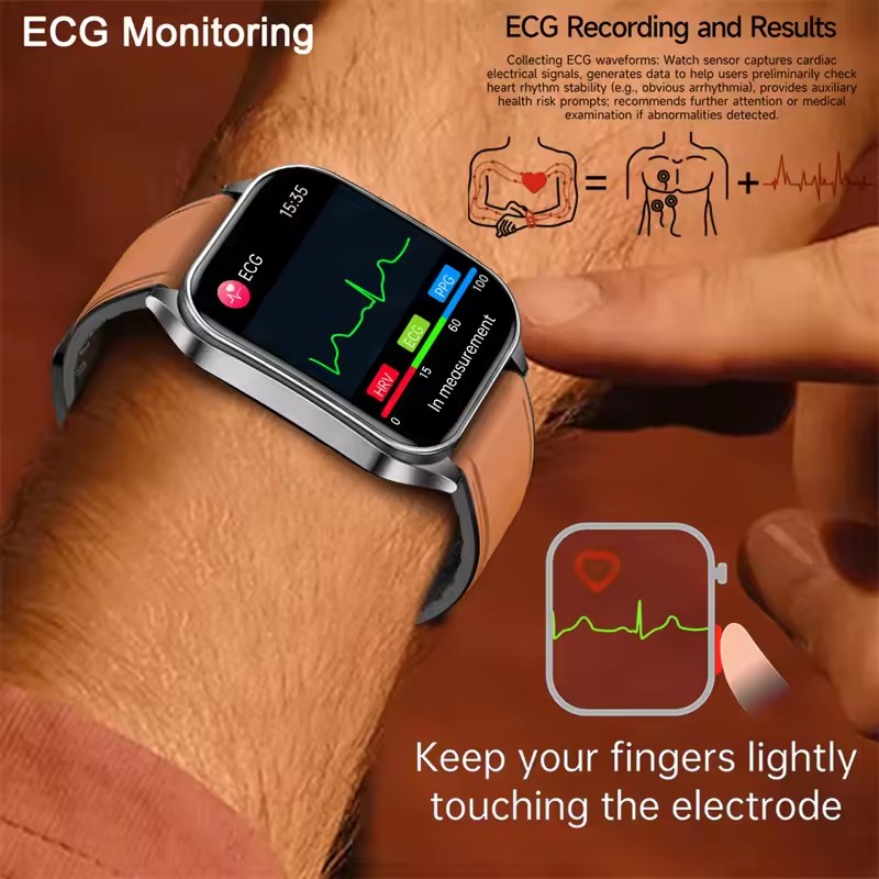 Jam Tangan Pintar Kesehatan Te - Smartwatch Health Watches For Men ulasan dan harga