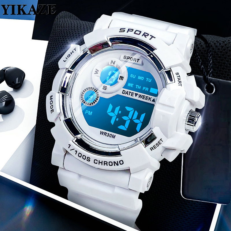 YIKAZE jam tangan Alarm anak,  - Smartwatch Digital Watches For Kid Boy ulasan dan harga