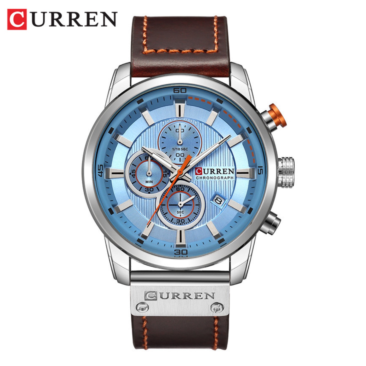 CURREN Jam Tangan Pria Kuarsa  - Chronograph Sport Watch ulasan dan harga