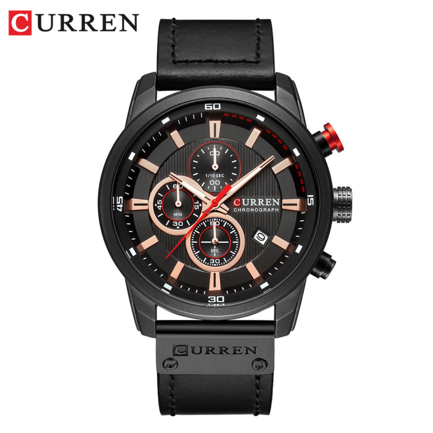 CURREN Jam Tangan Pria Kuarsa  - Chronograph Sport Watch ulasan dan harga