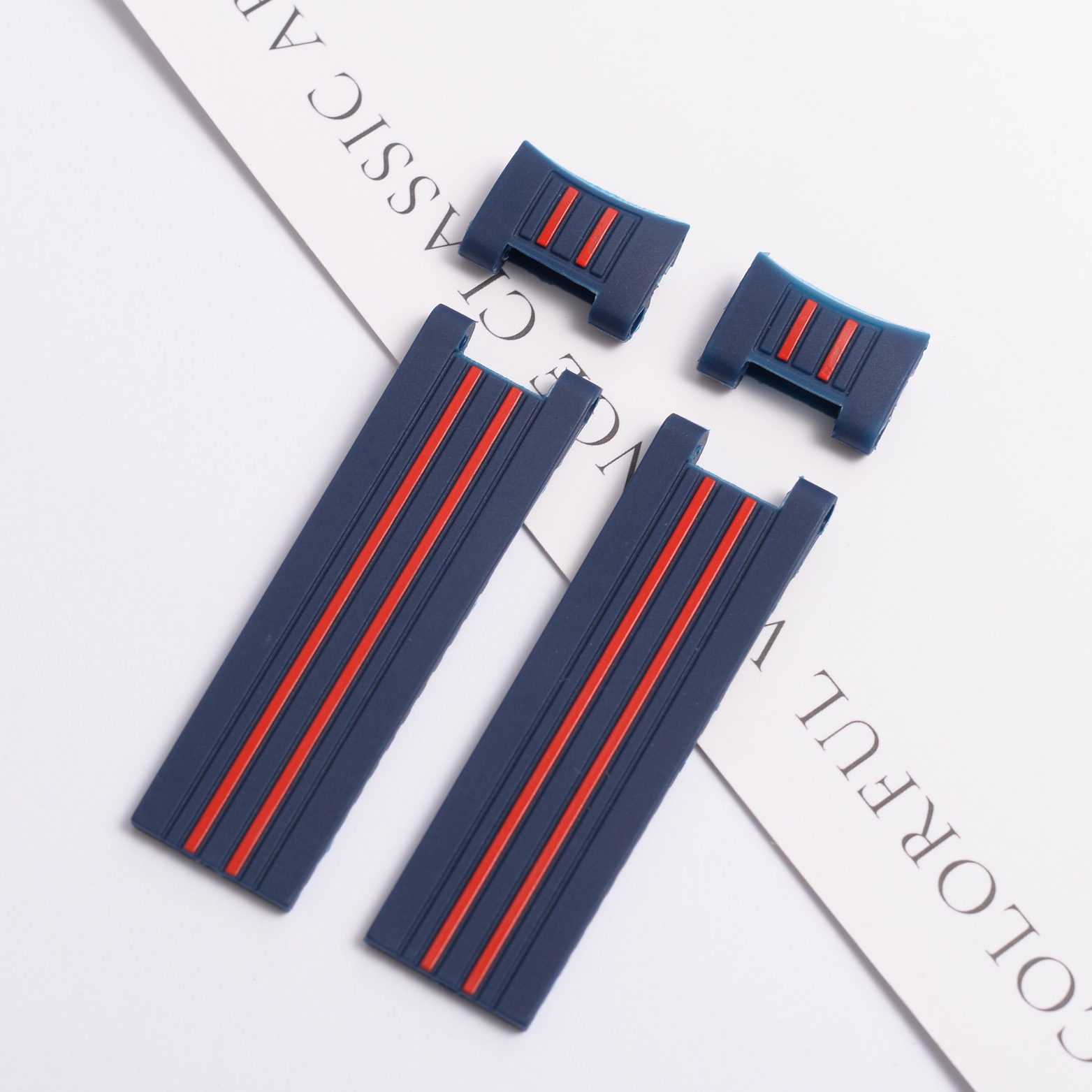 Hitam Biru dengan Garis Merah  - Tide Watch Surf ulasan dan harga