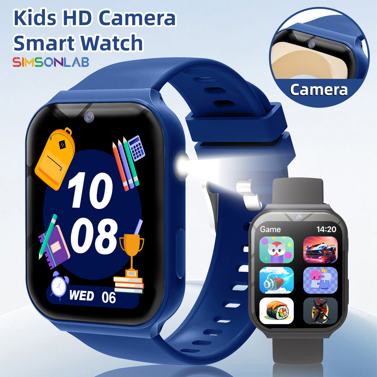 Jam Tangan Pintar Anak HD Kame - Smartwatch New Watches 2025 ulasan dan harga