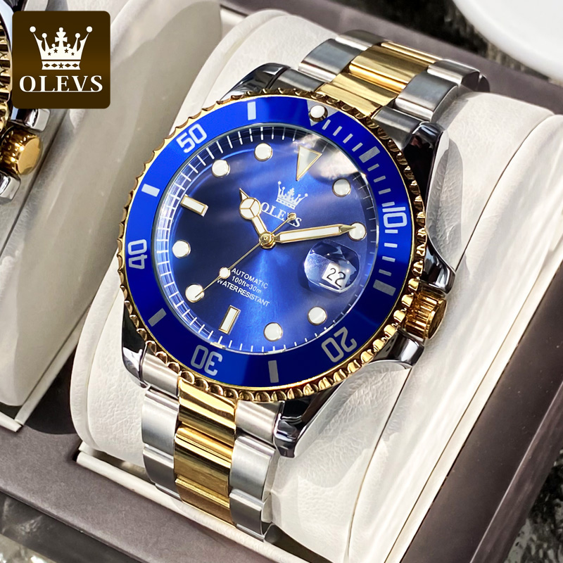 OLEVS jam tangan mekanis bisni - Rolex Watch Datejust ulasan dan harga