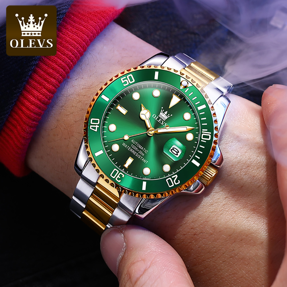 OLEVS jam tangan mekanis bisni - Rolex Watch Datejust ulasan dan harga