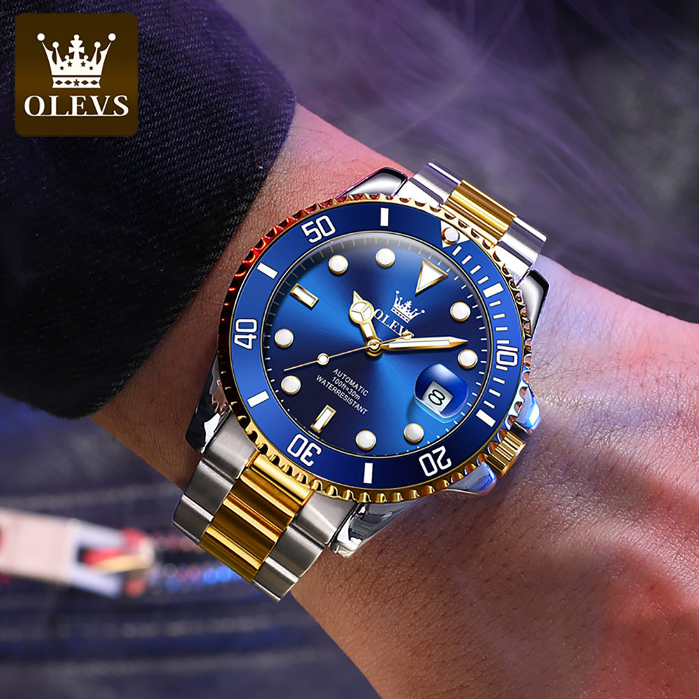 OLEVS jam tangan mekanis bisni - Rolex Watch Datejust ulasan dan harga