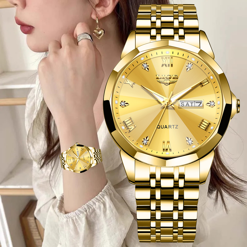 LIGE jam tangan kuarsa mewah u - Chronograph Sport Watch ulasan dan harga