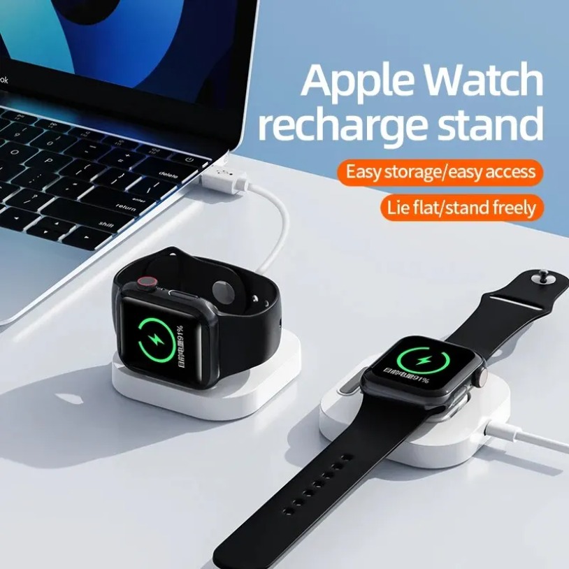 Stasiun Pengisian Daya Nirkabe - Iwatch Smartwatch Series 7 ulasan dan harga