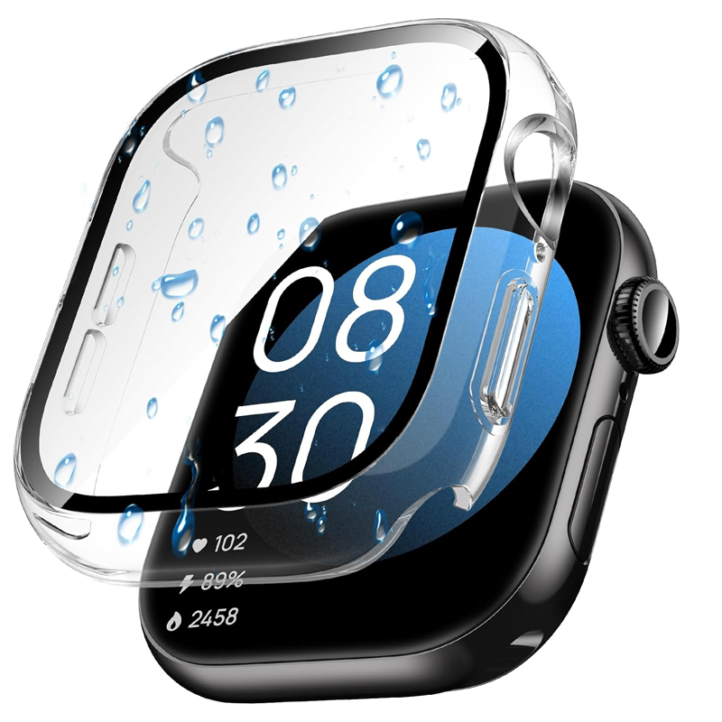 Kaca + Casing untuk Apple Watc - Iwatch Smartwatch Series 7 ulasan dan harga