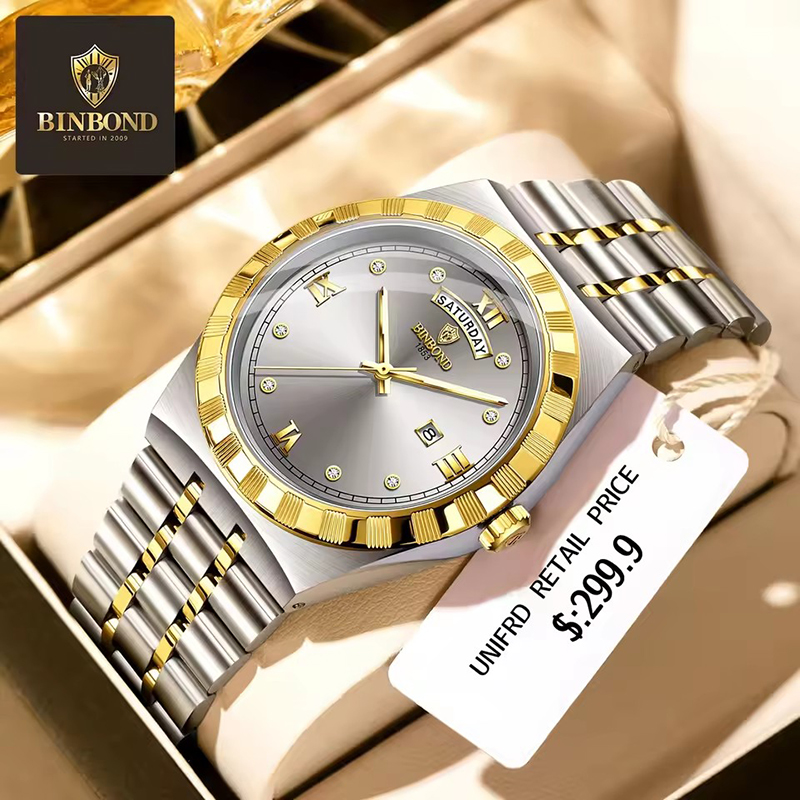 Jam Tangan Pria BINBOND Tren F - Smartwatch Trending Watches For Men ulasan dan harga