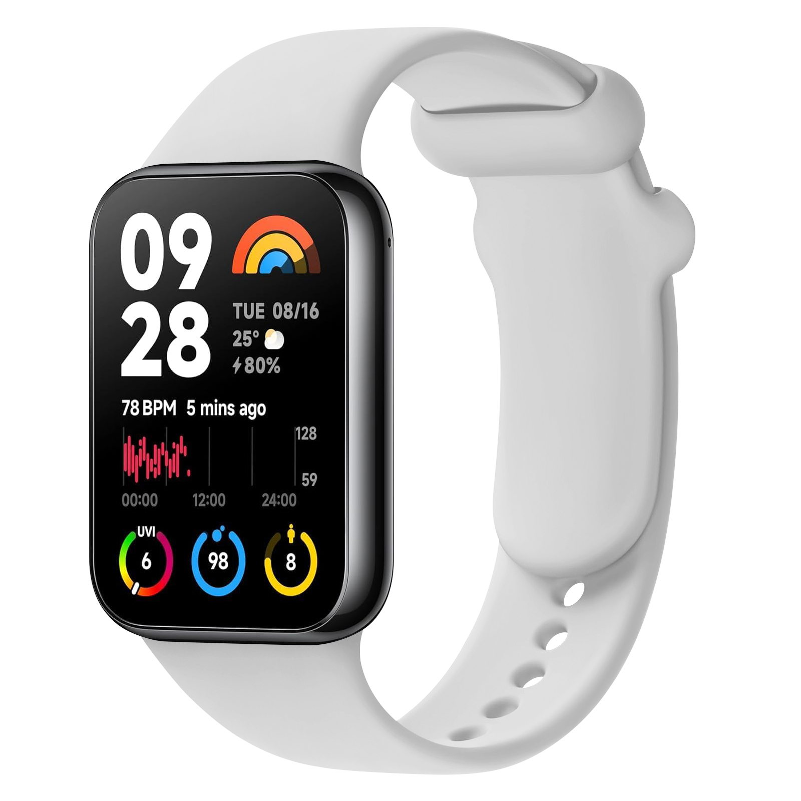 Tali Silikon untuk Xiaomi Mi S - Tag Watches Smartwatch ulasan dan harga