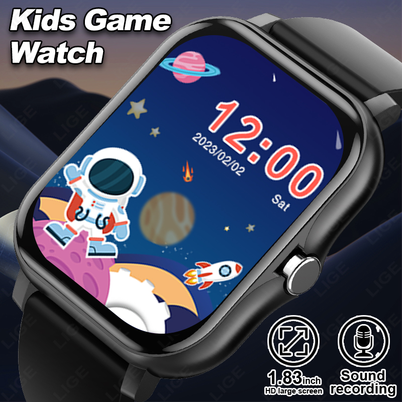LIGE 2025 Audiobook Jam Tangan - Smartwatch Digital Watches For Kid Boy ulasan dan harga