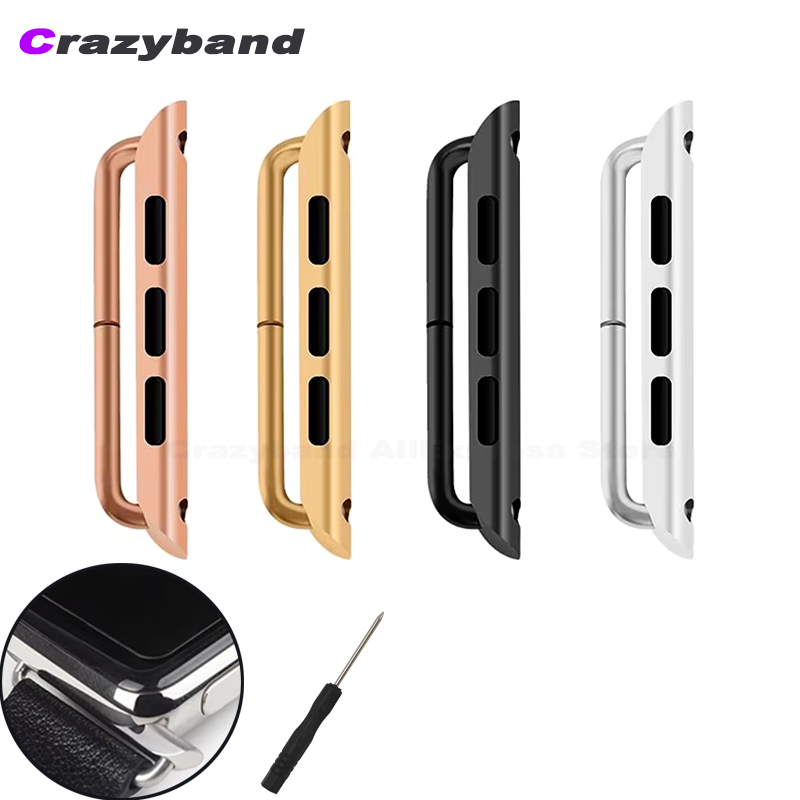 2 Buah Adaptor Konektor Baja T - Replacement Watch Bracelet ulasan dan harga