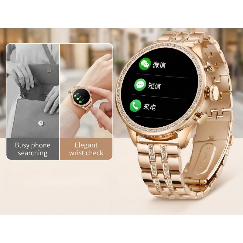 Pasokan Eksklusif Lintas-Batas - Watches Ladies Smartwatch ulasan dan harga