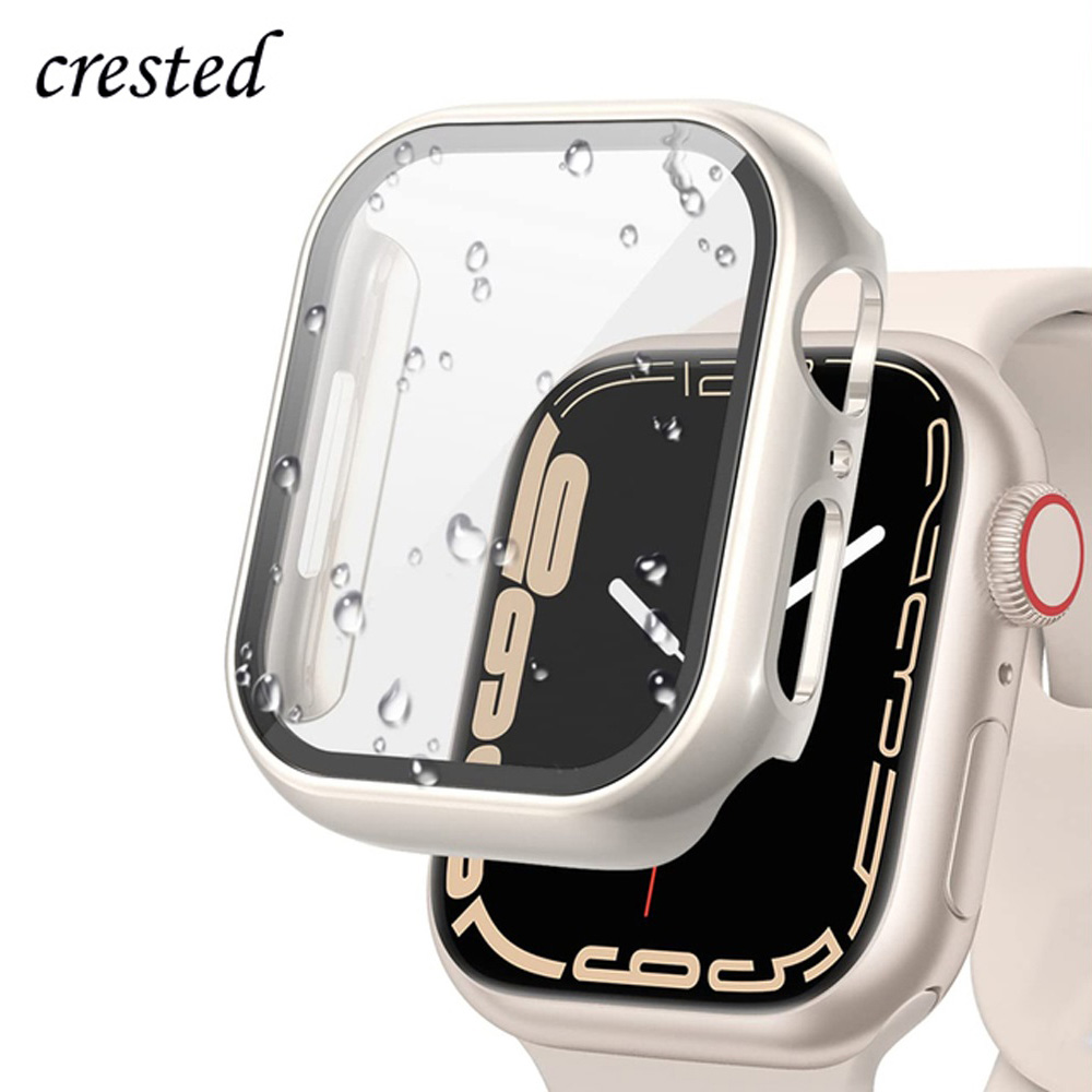 Kaca + penutup untuk Apple Wat - Iwatch Smartwatch Series 7 ulasan dan harga
