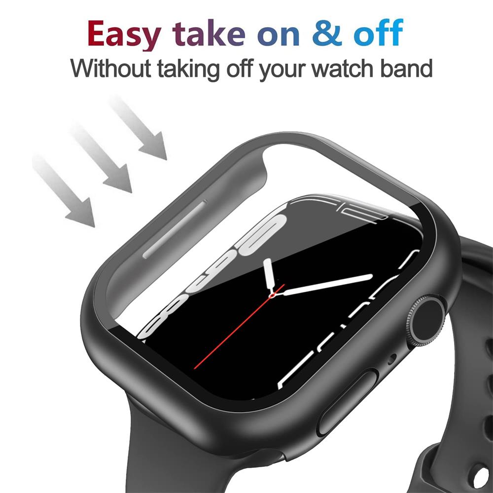 Kaca + penutup untuk Apple Wat - Iwatch Smartwatch Series 7 ulasan dan harga