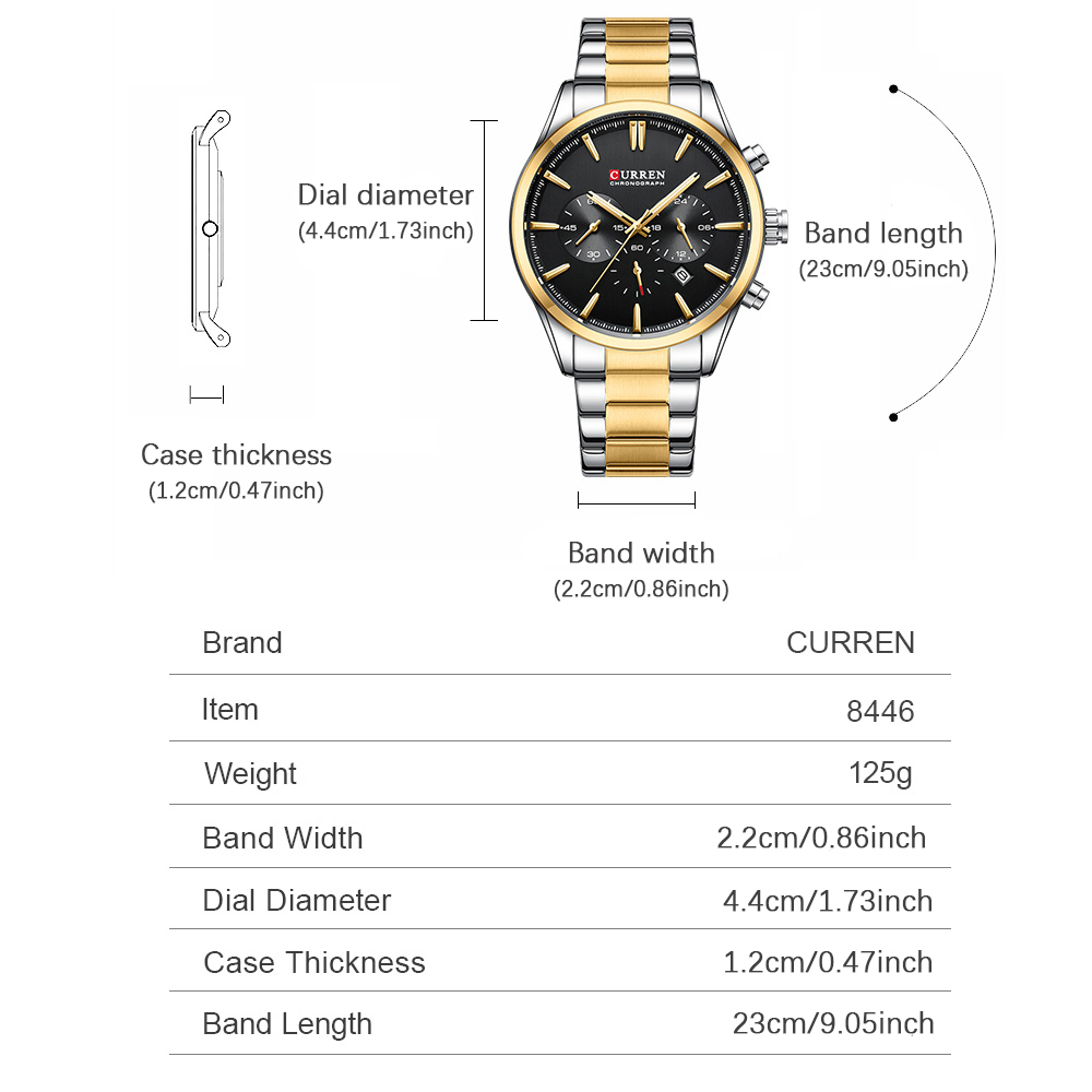 CURREN Jam Tangan Olahraga Chr - Analog Quartz Watch ulasan dan harga
