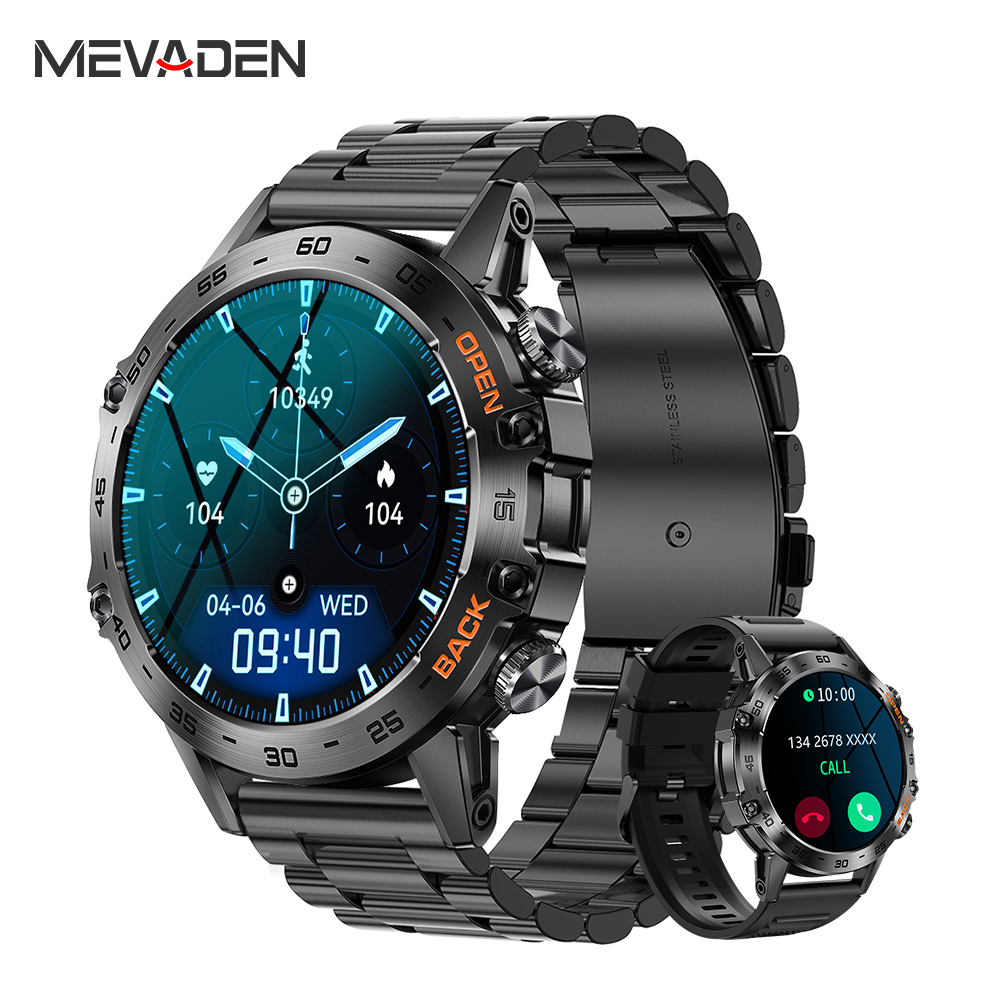 MEVADEN Steel 1.39 inci Jam Ta - Smartwatch Health Watches For Men ulasan dan harga