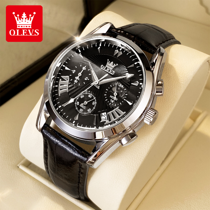 OLEVS jam tangan pria modis ka - Analog Quartz Watch ulasan dan harga