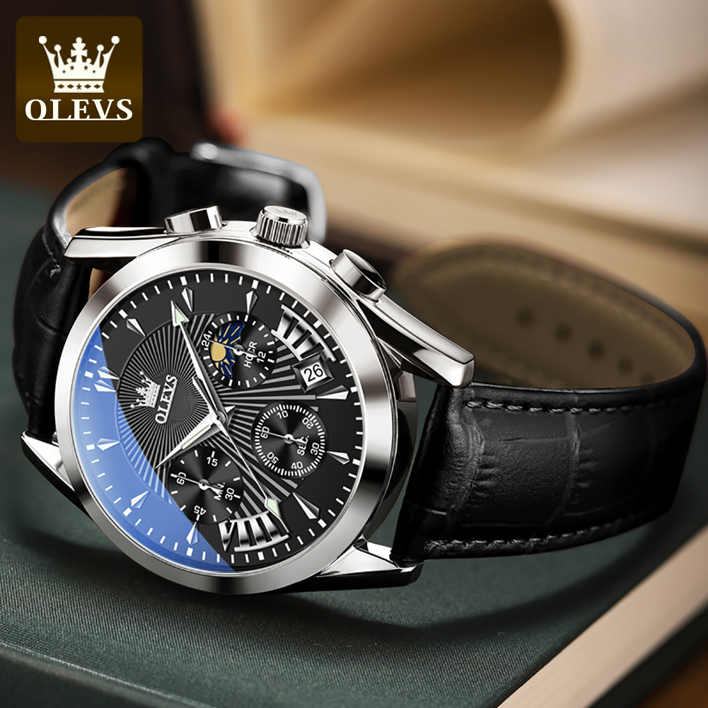 OLEVS jam tangan pria modis ka - Analog Quartz Watch ulasan dan harga