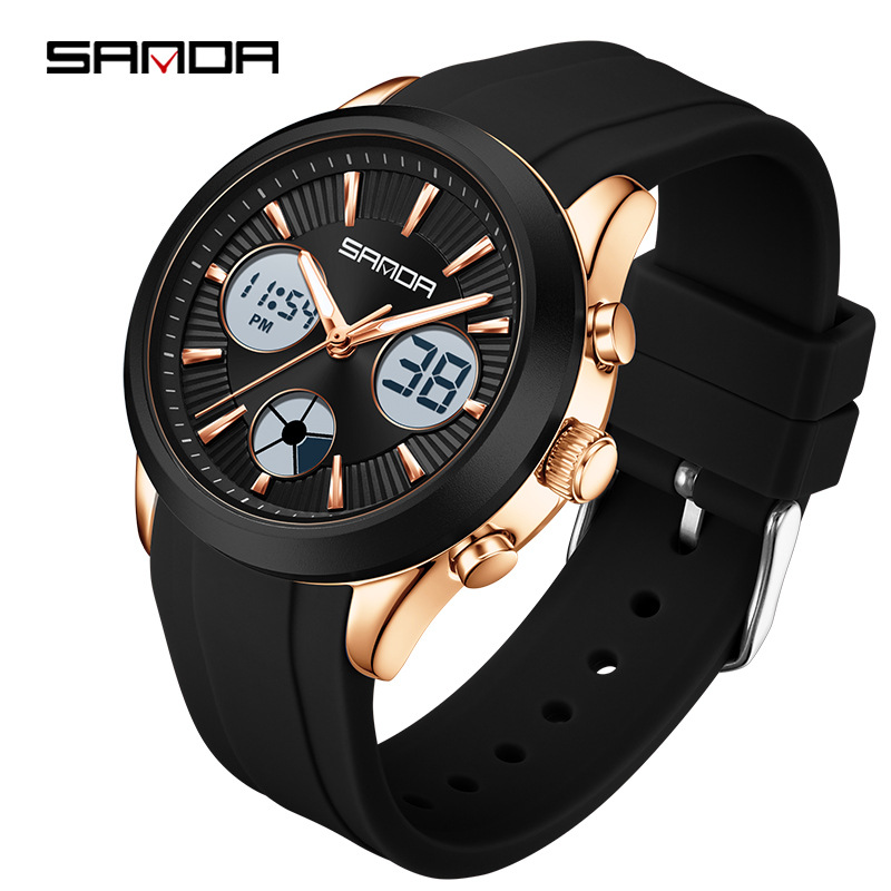 Jam tangan elektronik SANDA, j - Watches Ladies Smartwatch ulasan dan harga