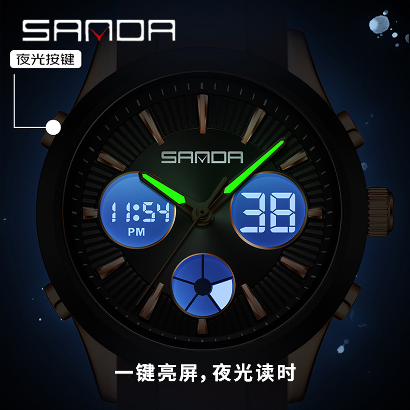 Jam tangan elektronik SANDA, j - Watches Ladies Smartwatch ulasan dan harga