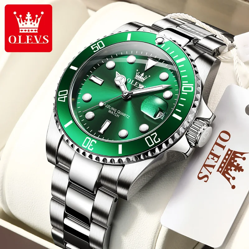 OLEVS Jam Tangan Kuarsa Asli u - Rolex Watch Datejust ulasan dan harga